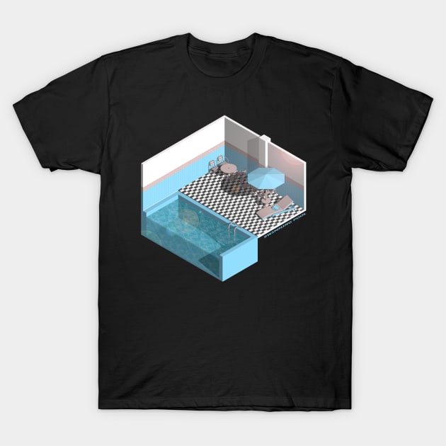 Fabric Iso - Swimming Pool T-Shirt by FabricIso